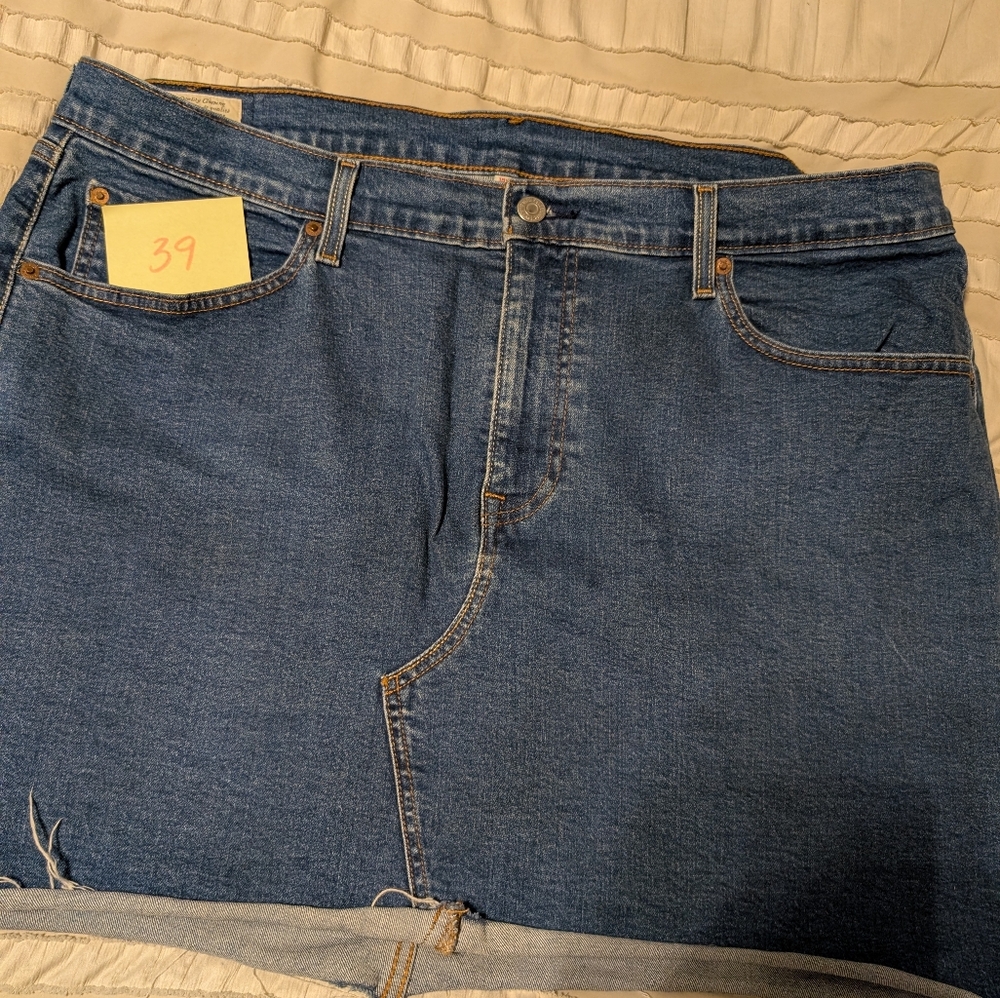Levi's Blue Denim Mini Skirt